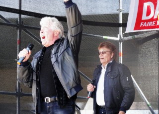 Andreas Holm und Thomas Lueck am 01.05.2011 in Frankfurt (2)
